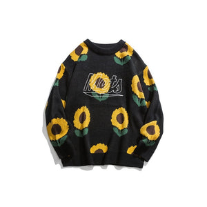Autumn Sunflower Sweater