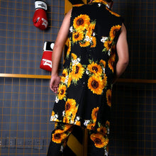 Load image into Gallery viewer, Sunflower Printed  Long Vest and Pant