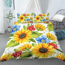 Load image into Gallery viewer, Floral Duvet Cover Set