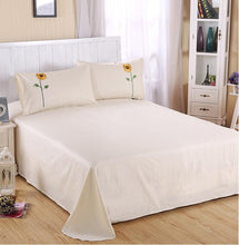 Load image into Gallery viewer, Sunflower Embroidered Cotton Duvet Cover Set