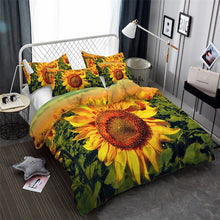 Load image into Gallery viewer, 3D Beautiful Sunnyflower Bedding Set